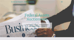 Desktop Screenshot of federalassetsauctioneers.com