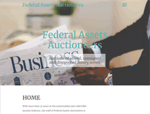 Tablet Screenshot of federalassetsauctioneers.com